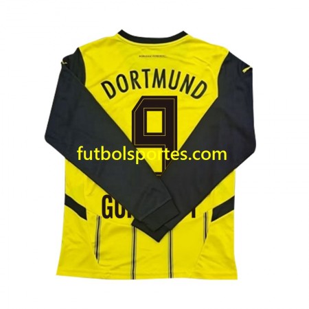 Camiseta Borussia Dortmund Serhou Guirassy 9 Primera Equipación 2024/2025 Manga Larga